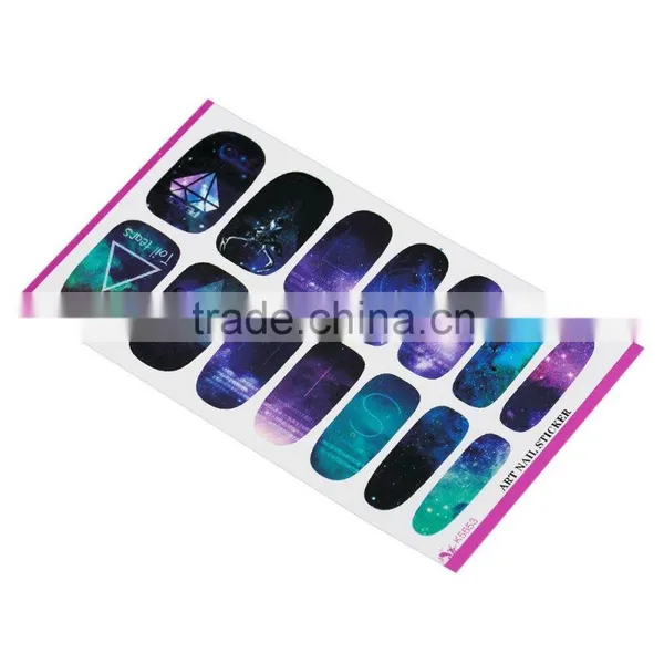 K5633 K5653 K5711B K5721B K5708B Nail Sticker Manicure Decor Decal Tools Rose Floral Butterfly Galaxy Patterns Water Transfers S photo-3