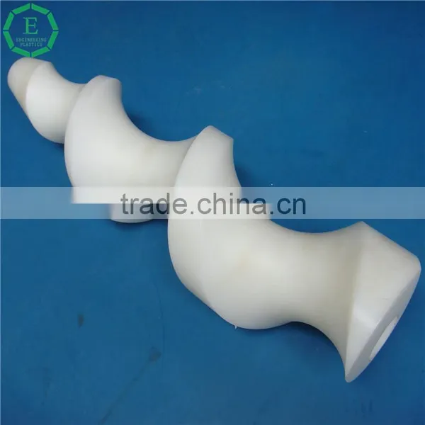 High Wear Resistance CNC Machined for Plastic Nylon Transporting Screw photo-4