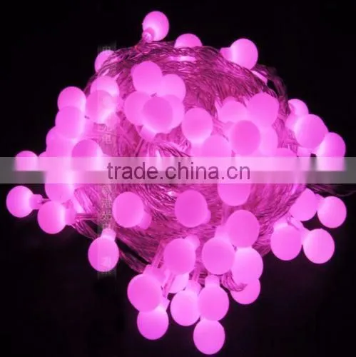 US Plug 10M/100LED Miniature Round Ball Fairy Globe Lights Outdoor Fairy Xmas Deco Lights photo-6