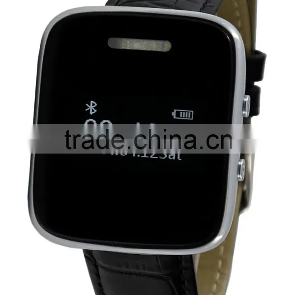 2015 Hot Selling Leather Strap Cheap Smart Watch and Phone photo-3