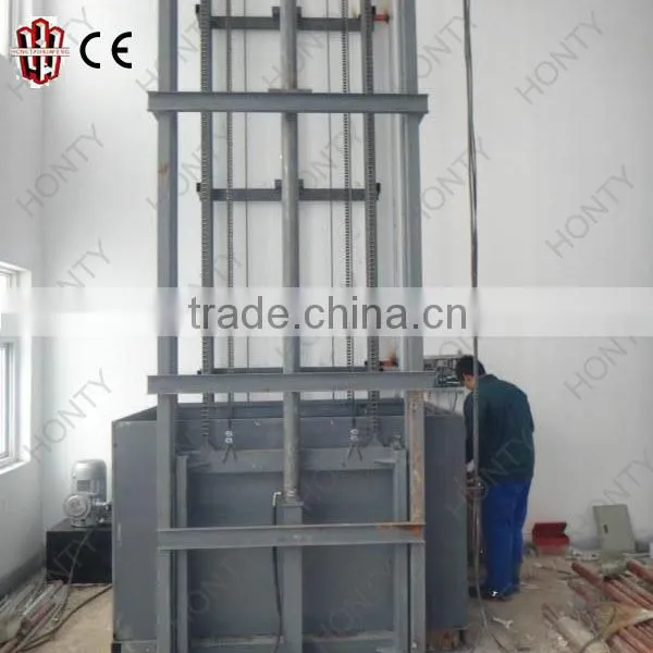 10m Guide Rail Cargo Lift/2tons Cargo Elevator photo-5