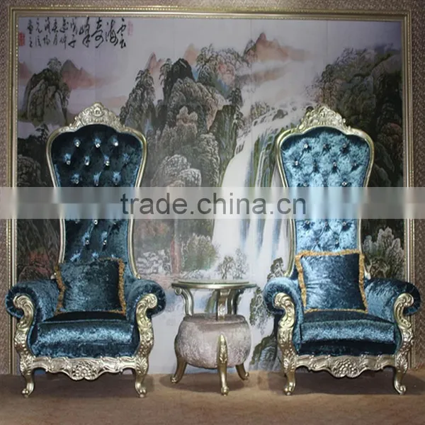 Classic Antique Reproduction Wood Throne Kings Chair Quality Choice photo-2