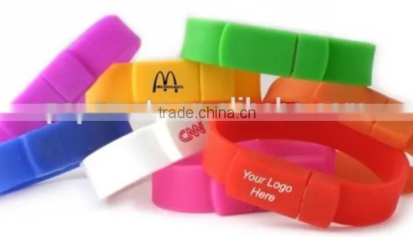 Wrist Band Silicon Usb Flash Drive for Promotional Gift photo-3