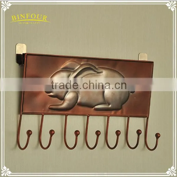 Factory Direct 12 Zodiac Living Room Metal Coat Rack Wall Hook photo-4
