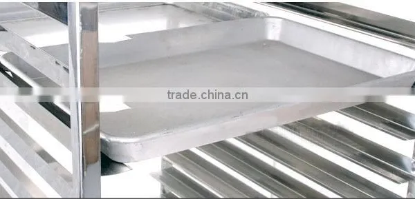 Commercial Stainless Mobile 6 Bay Caterers Bakers Rack Trolley +10 Baking Trays photo-3
