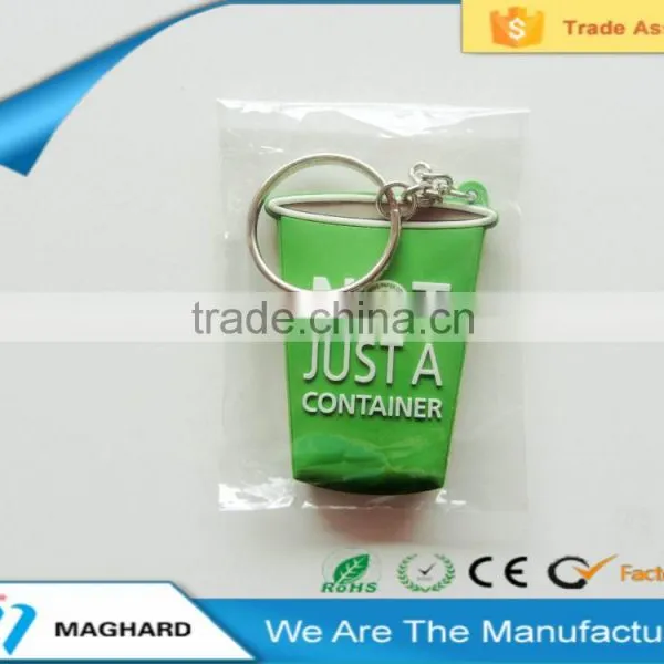 Cup Shaped Soft Pvc Fridge Magnet Key Chain Quality Choice photo-2