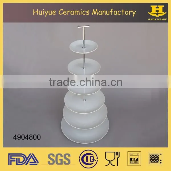 Ceramic Multi-layer Cake Tower, 6-layers Cupcake and Dessert Tower photo-2