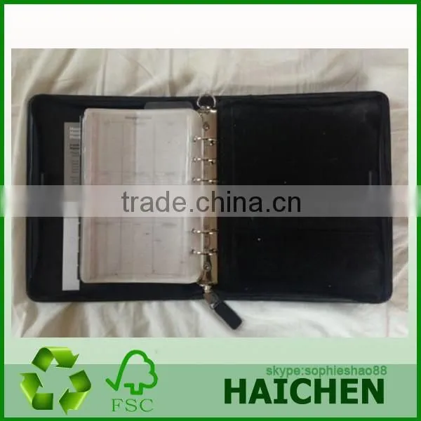 A4 Conference Folder in Black PU School, College, Great Present photo-2