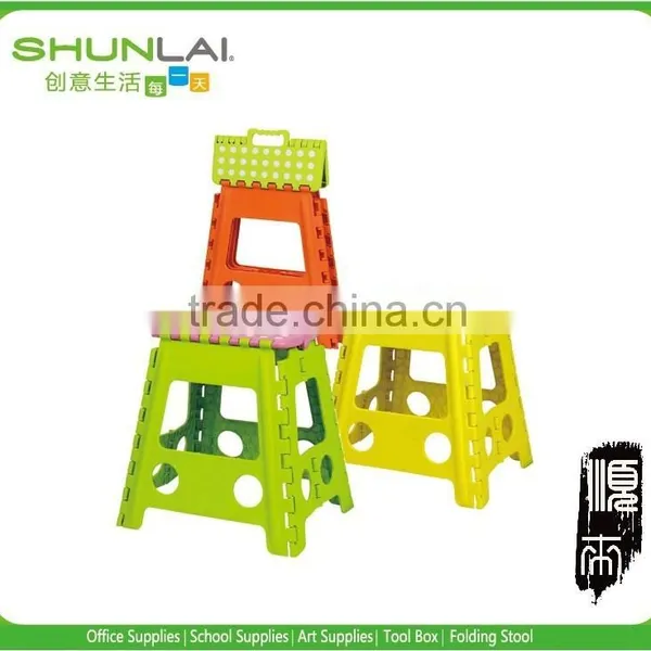 Pretty Rhino Plastic Lab Folding Stool,stackable Step Stool Chair photo-2