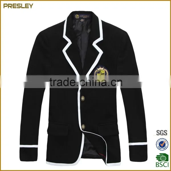 Presley OEM New Arrival Custom Suit Cheap Children Clothes Cotton Blazers photo-4