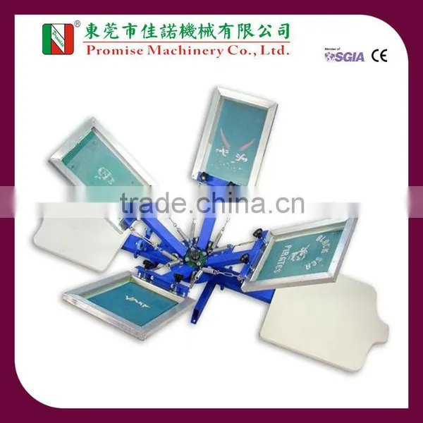 Model JN-SPE42 Two Station 4 Color Textile Printing Machine