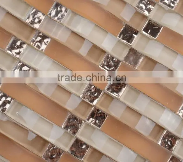 GT008 New Designed Glossy Skyline Glass Mosaic Quality Choice photo-3