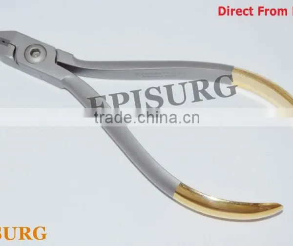 Adam Plier TC Half Gold Handle Dental Orthodontic Wire Bending Pliers Instrument