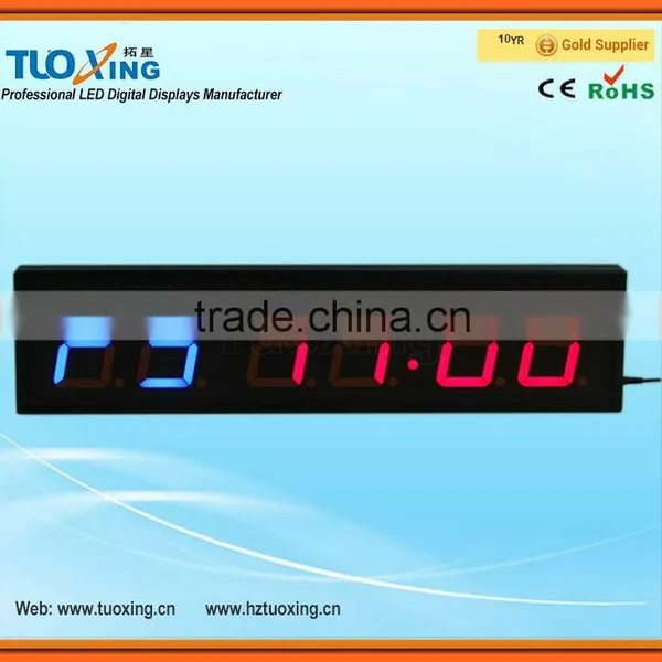 High Quality 4 Inch 6 Digit LED Digital Wall Clock Timer photo-6