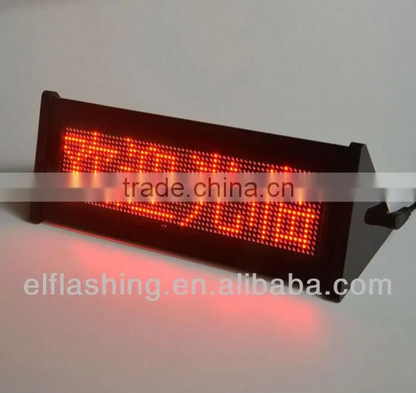Indoor Single row 4 letters LED Screen Single Red Color