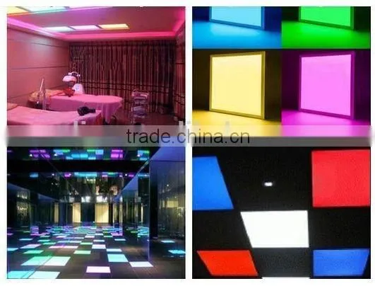 Wireless Remote Control Led Panel Lighting 600x600 RGB Led Panel Light 2x2 Remote Control Led Flat Panel photo-5