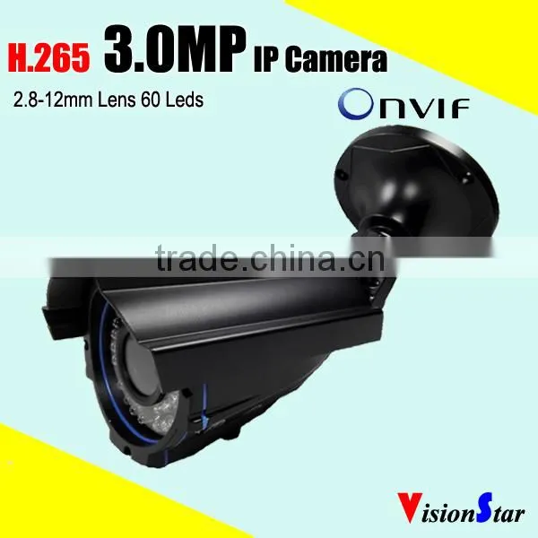 POE IP Security Camera 3.0mp Ip66 Weatherproof Bullet Surveillance Digital Video Security Camera photo-2