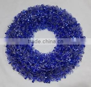 2015 New Color Christmas PET Tinsel Wreath photo-2