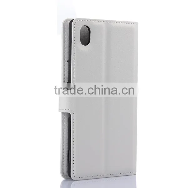 Hot Selling Two Mobile Phone Leather Flip Case For Sony M4 Leather Case photo-6