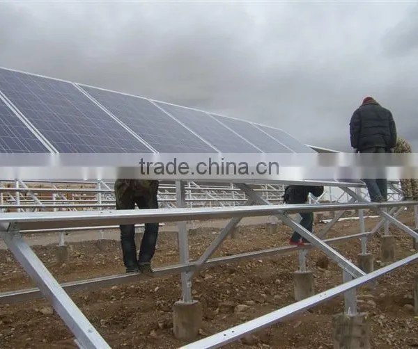 Solar Ground Mounting System Photovoltaic Kit for 5kw Solar System