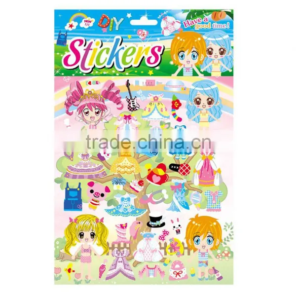 2015New Design High Quality 3d Puffy Sticker,girls DIY Product Custom Puffy Sticker photo-5