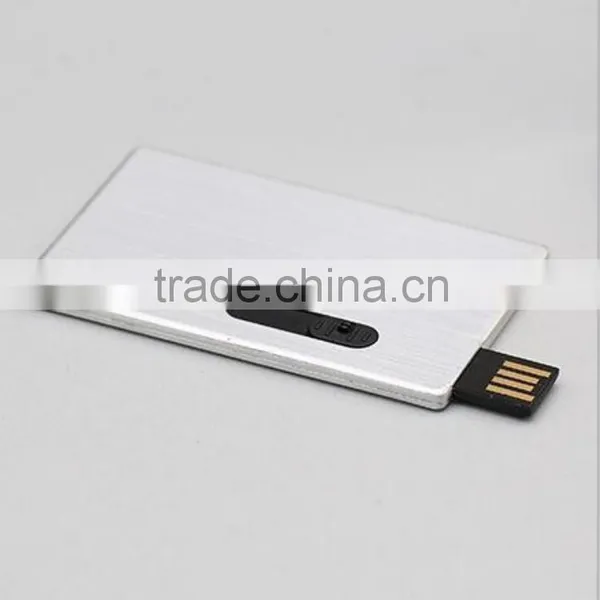 Metal Material Usb Credit Card Flash Drive , Custom Usb Flash Drive photo-2
