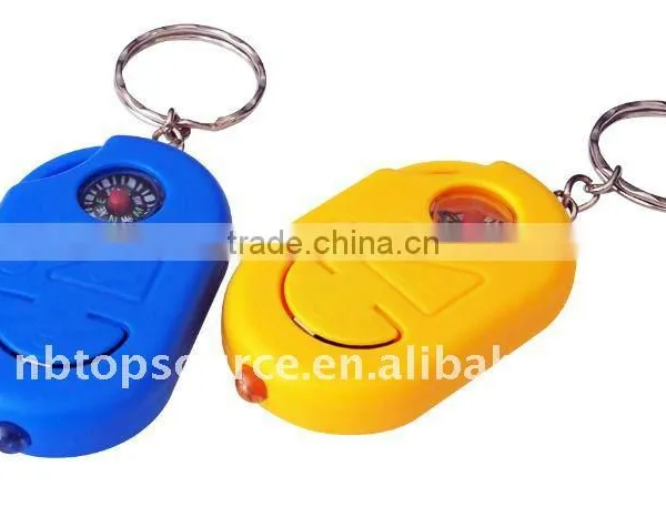 Keychain Light With MINI Compass