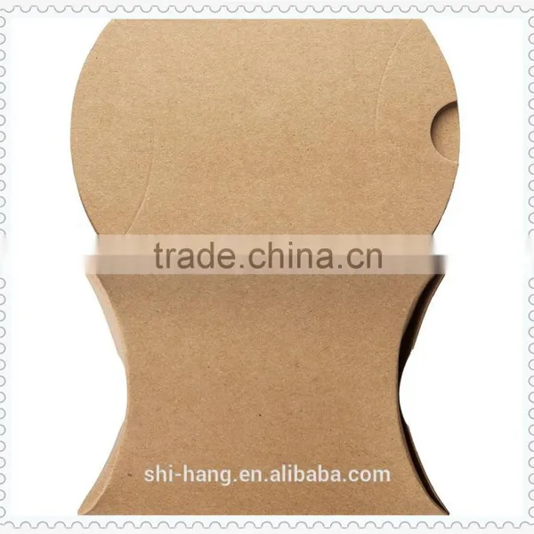 Quality but Cheap Brown Kraft Pillow Paper Boxes Packaging Wholesale for Free Sample photo-2