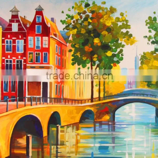 ROSA Talent Cotton Canvas Panel With Outline "Amsterdam", 30x40cm