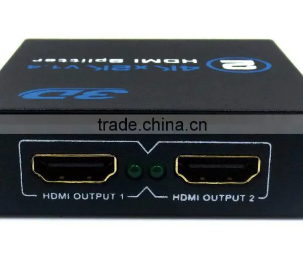 HD MI 2.0 Splitter 4K 1080P Port H DMI Splitter 1 in 2 0ut Audio Video Converter Support HDCP 3D With 5V Power Adpter photo-4