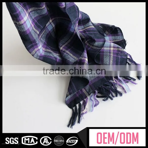 Multifunctional Embroidery Wool Scarf, Boiled Wool Scarf, Plain Wool Scarf
