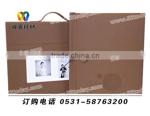 China Professional Manufacturer Perfect Binding Photobook Cover With Window Case photo-2
