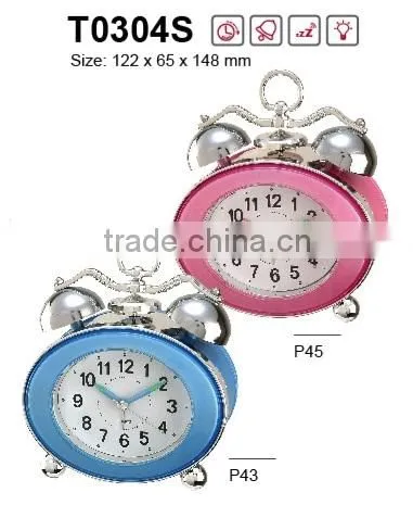 One Big Bell Snooze Touch Light Alarm Clock Hot Sale photo-4
