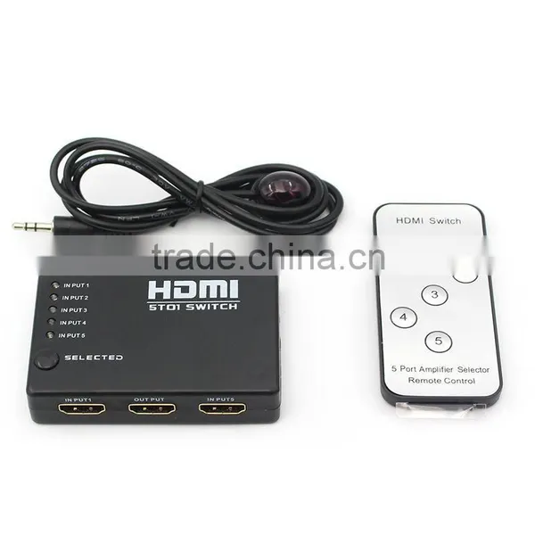 HDMI V1.4 4K 2K and HDMI V1.3 1080P Supported 5X1 Mini HDMI Switch photo-5