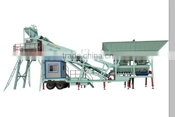 Mobile Concrete Batching Plant YHZS50