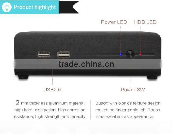 X86 Win 7 Nano J1900 12V Industrial Fanless Mini pc photo-6