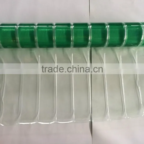 Crystal Clear Easy Open And Close PVC Accordion Curtain photo-3