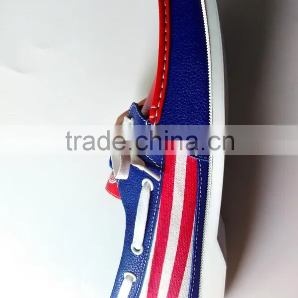 CXM033 Man Genuine Leather Laced up Boat Shoe photo-3
