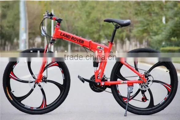 26-inch Shock Absorbing Folding Mountain Bike 21 Speed Disc Brakes Mountain Bike photo-2