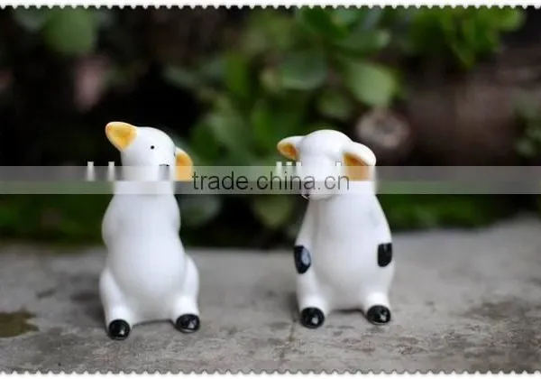 Porcelain White Sheep Small Figurine Ornaments photo-4