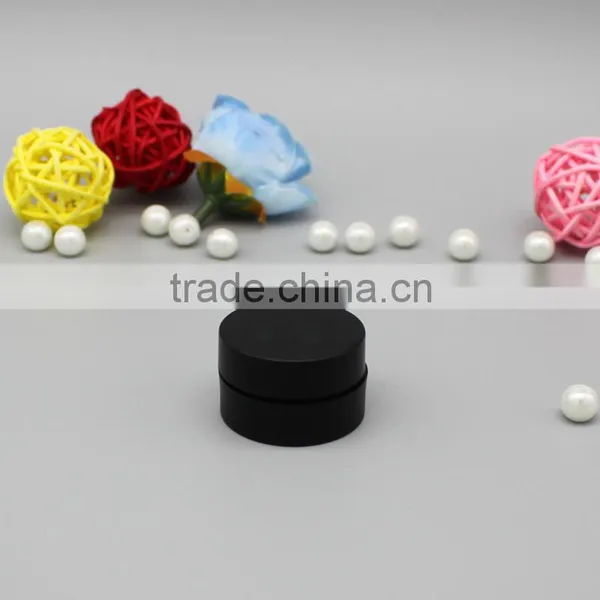Factory Wholesale 3g Cosmetic Matt Black Plastic Jar photo-4