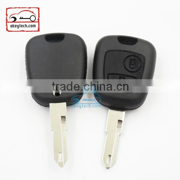 Good Price Peuguot Key Shell for 206 Blank 2 Button no Logo Car Key Peugeot Romote Key Cover photo-2