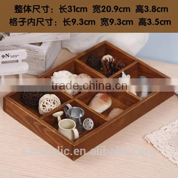 Man Make Multifunction High Quality Customized Wooden Box Without Lid photo-3