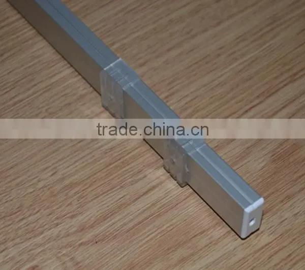 20.2mm Wide Space Put Double Row Strip Surface Mounted Plastic Led Profile photo-4
