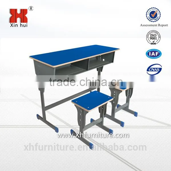 Two Students With the Desks and Chairs/school Desk and Bench photo-2