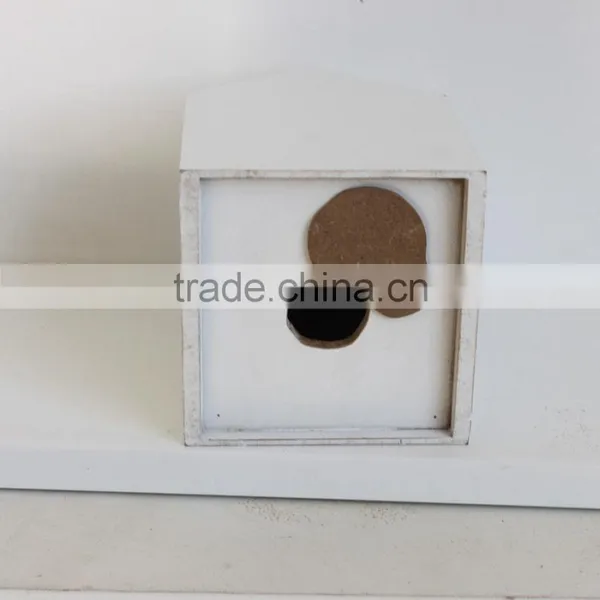 White Wooden Piggy Bank photo-3