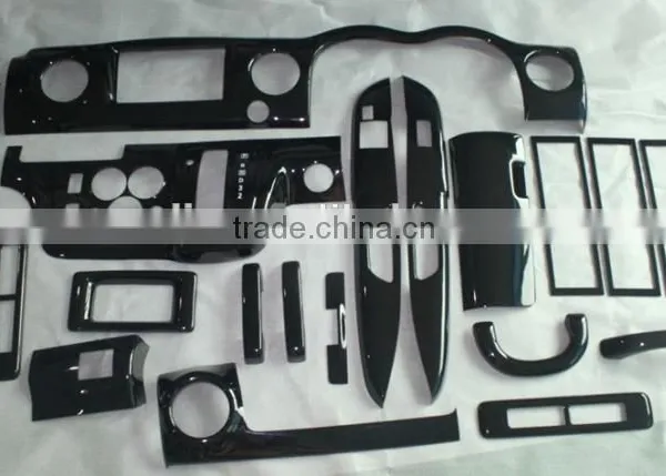 Japanese Car Urvan NV350 E26 Carbon Fiber 3D Wooden Dash Board Interior Sticker Panel 19 Pcs photo-2