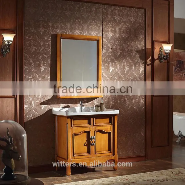 2016 Latest Design Modern European White Luxury Bathroom Cabinet Furniture WTS1610B photo-3