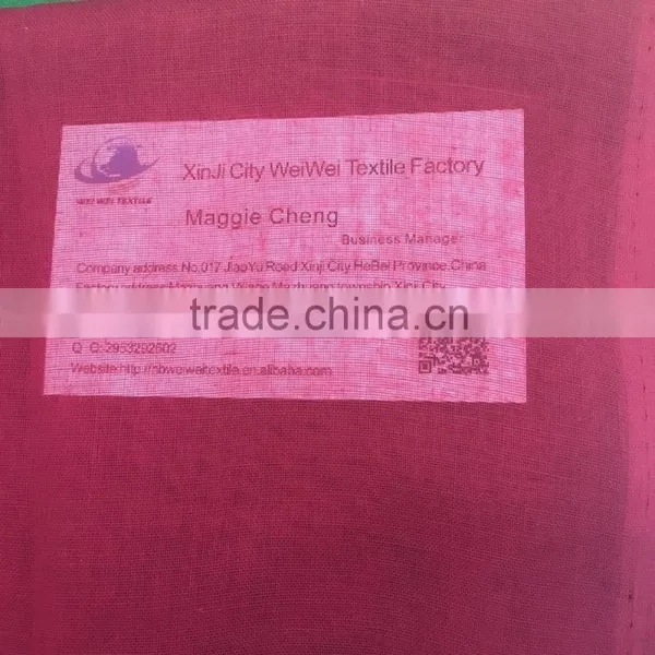 High Quality Customized Scarf Fabric With Soft Handfeel,100% Polyester photo-2