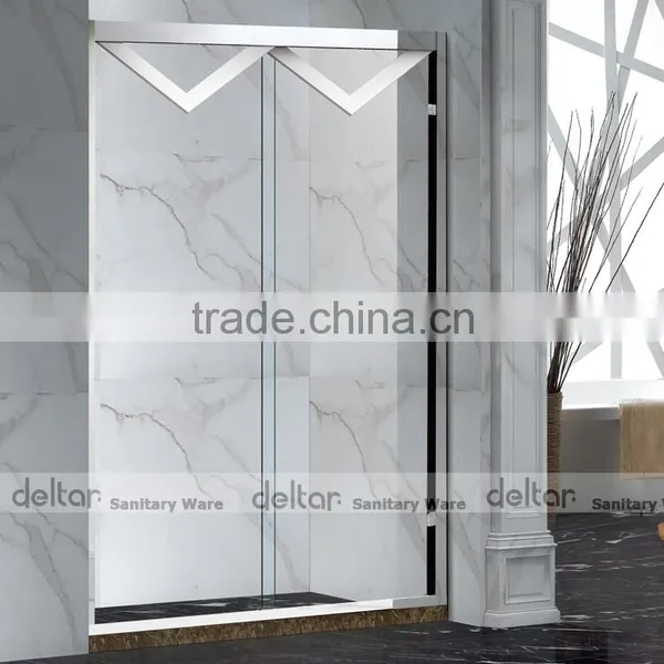 Tempered Glass Screen Protector Free Standing Glass Shower Enclosure Bathroom Shower Houses photo-2